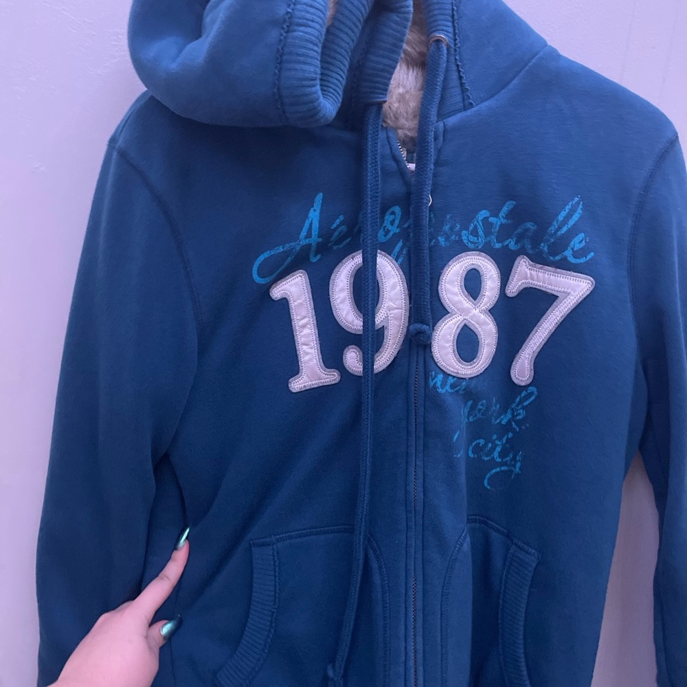 1987 AéRopostale, hooded jacket
